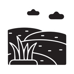 Garden Scene Filled Pictogram