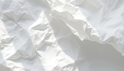 Obraz premium Textured Crumpled Paper Background A Subtle Backdrop for Creative Projects, Presentations, and Elegant Designs