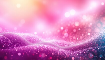 Dreamy, shimmering wave of light particles and bokeh, perfect for celebration themes or enchanting event backdrops