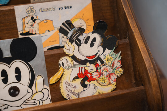 A Vintage Mickey Mouse Card at Hallmark Headquarters in Kansas City
