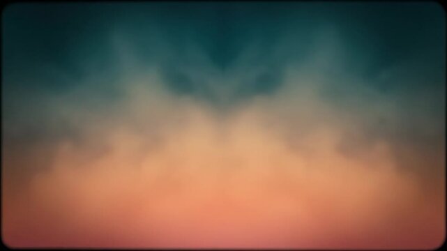 Soft symmetrical gradient with teal and coral hues, a blurred central glow and rounded corners soft