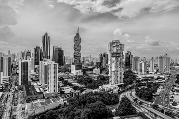Panama, skyline of Panama City.