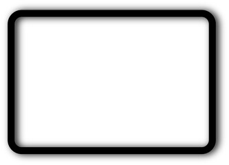 Tablet screen mockups. Isolated Tablet templates for showcasing app design on a white background. Vector illustration.