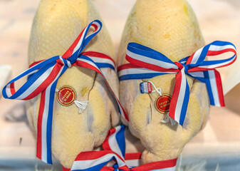 Chapons prim&eacute;s aux Glorieuses de Bresse &agrave; Montrevel-en-Bresse, Ain, France