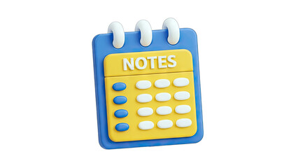 Notes Notebook with Foldable Notes for Organization