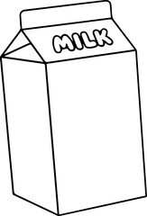 우유 일러스트 milk illustration