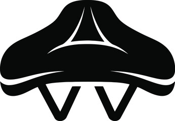 Simple nose icon silhouette