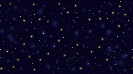Obraz premium Starry Night Sky Background with Twinkling Stars and Dark Blue Space for Design and Art Projects, Ideal for Websites and Digital Platforms