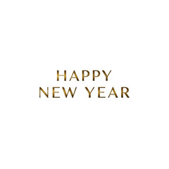 Happy New Year Minimal Text
