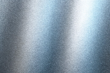 Shimmering silver foil background with reflective highlights. Realistic chrome surface illustration with glittery gradient, abstract metallic texture, and platinum tones
