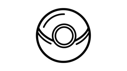 Simple Outline Line Art of The Alamo Mission in San Antonio, Texas Landmark