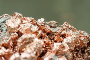 銅の鉱石の素材写真