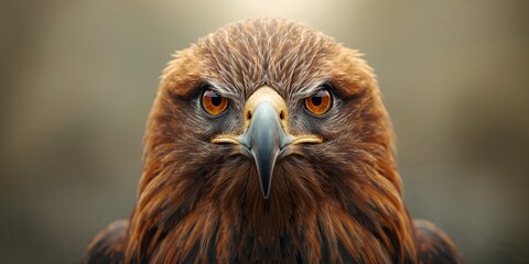 Detailed image of a regal golden eagle perched, highlighting wildlife preservation efforts