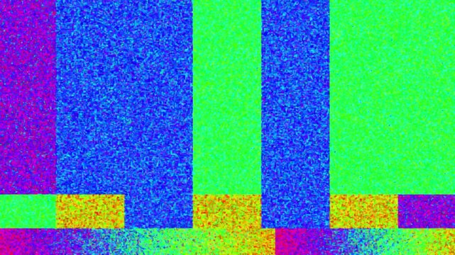 Display. Stuck Analog TV Visor. Bad TV Signal - Static Noise, No Signal TV, Screen Pixels Interfering Signal, Analog Static Noise Texture Overlay. Signal System Problem.