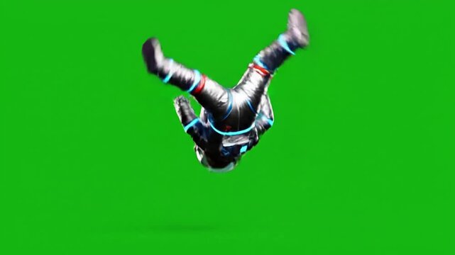 Cosmic Space Shuffle with funny astronaut dancing green screen effect green screen style featuring green screen, astronaut, space,