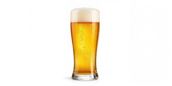 British style imperial pint glass filled with fresh unfiltered beer topped with foam, suitable for casual drinking occasions