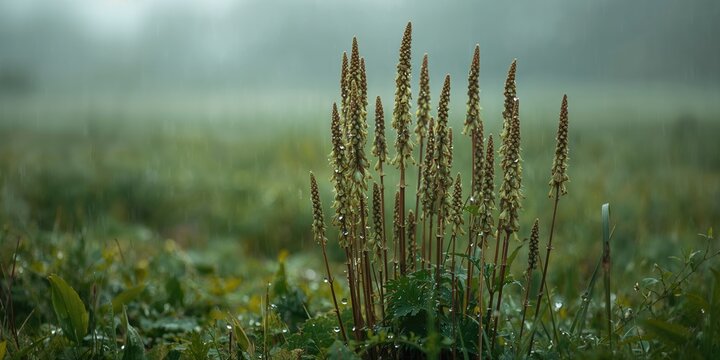Black henbane plant with dark leaves and flowers, used in traditional medicine, plant safety and toxicity awareness