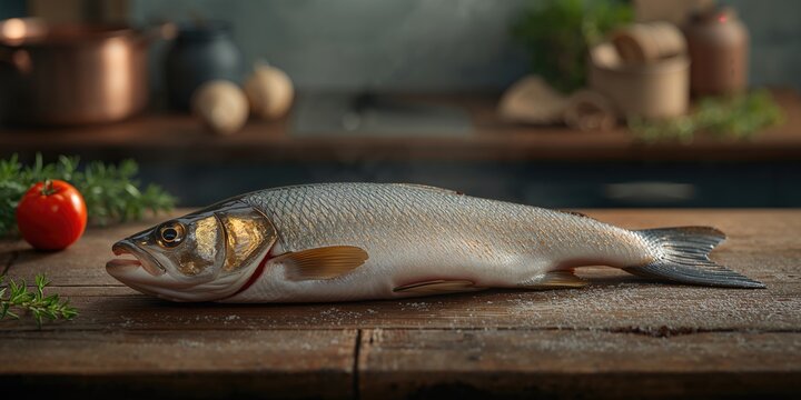 Freshwater carp fish cut, headless and raw, typical for seafood dishes or snacks, serving as a food texture backdrop, International Day of Fish and Fisheries