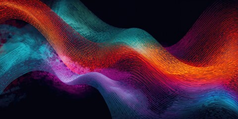 Abstract backdrop featuring vibrant weave pattern suitable for wallpaper design, fabric, or idea inspiration