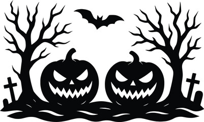 vector illustration of a halloween