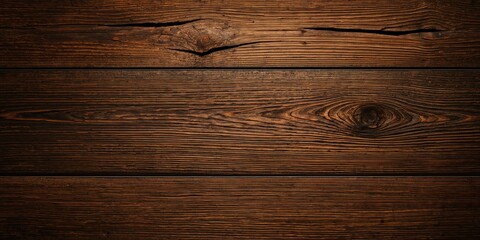 Naklejka premium Brown wood plank surface used as a background for UI or editorial elements, seasonal change