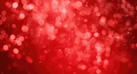 Vivid ruby red bokeh pattern, ideal for UI backdrop or decorative use