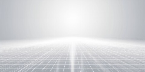 Abstract modern technology background featuring a white fractal horizon, suitable for UI backdrop or layout design