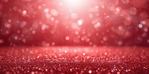 Blurry red glitter background, suitable for festive design or party invitations