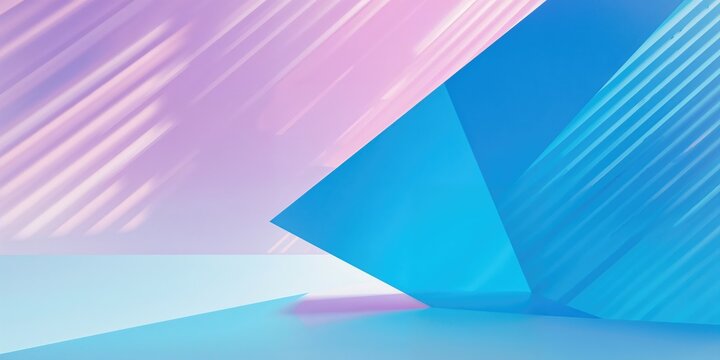 Solid blue geometric shape placed on a neutral backdrop, serving as a visual component in interface design