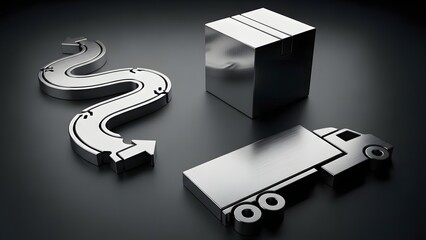 3D render of a question mark symbol on a white background for business technology and internet concept illustration