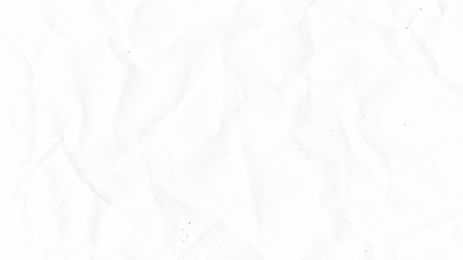 Crumpled paper texture background. White wrinkled sheet. Overlay effect image