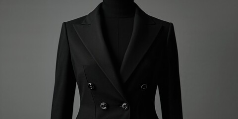 Fashion buttons in black used as decorative elements on clothing for school or party settings