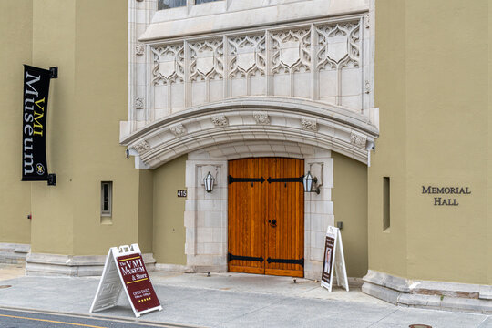Memorial Hall and VMI Museum on the Campus of Virginia Military Institute