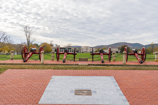 1848 Cadet Battery Cannons on the Campus of Virginia Military Institute