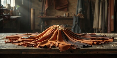 Assorted artificial leather samples in different colors displayed for furniture or fashion applications, industry use