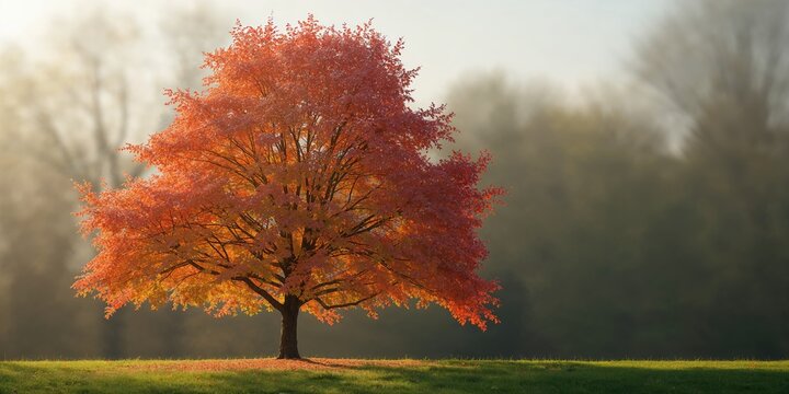 Copper Beech, Fagus Sylvatica Atropunicea with new spring leaves, seasonal growth and renewal