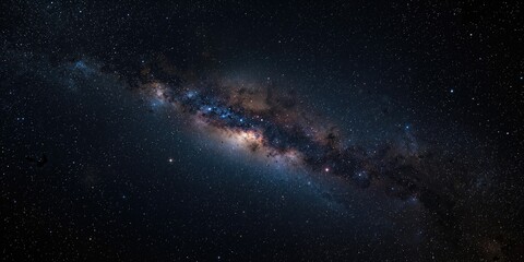 Obraz premium Starry sky background with vibrant stars, suitable for editorial header design, Earth Day