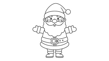 cartoon santa claus