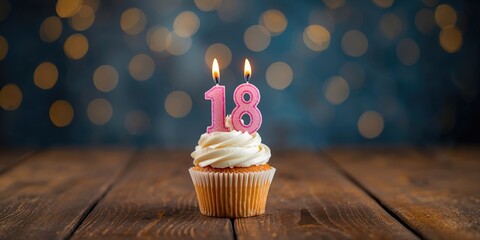 Eighteenth birthday celebration with party decorations and guests, emphasizing coming of age milestone