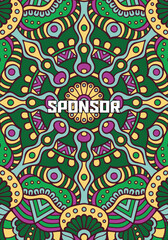 Dynamic Abstract Geometric Pattern for Professional Sports Jersey Design