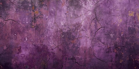 Obraz premium Cracked purple concrete surface, ideal as a background for editorial or graphic elements