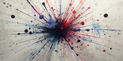 Pattern design featuring textured abstract splashes serving as visual elements in creative compositions