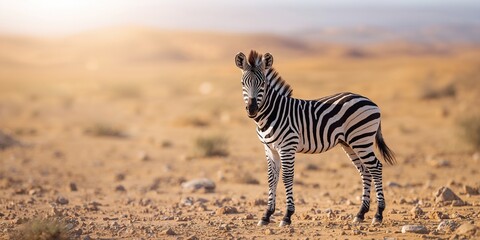 Grevys zebras, the most critically endangered zebra species, in a natural habitat, conservation awareness day