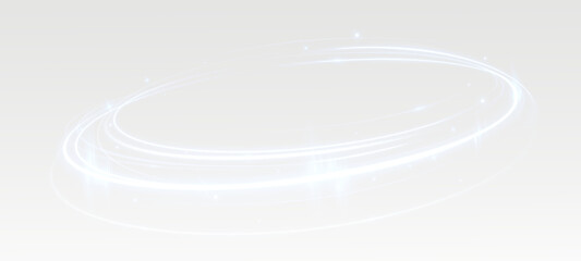 Blue neon ring. Glowing circle. Glow effect. Round light frame. abstract light lines of movement and speedAbstract light lines of movement and speed. light blue ellipse