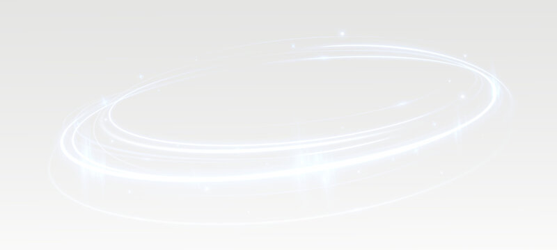 Blue neon ring. Glowing circle. Glow effect. Round light frame. abstract light lines of movement and speedAbstract light lines of movement and speed. light blue ellipse