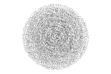 Abstract Plexus sphere or circle. Dots connected by lines. Technology abstract background. Minimalist mesh backdrop. Abstract polygonal shape.