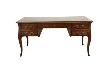 Antique Wooden Desk Furniture - Vintage Office Study Table