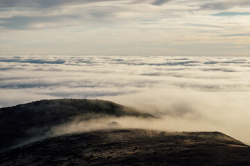 clouds over the sea