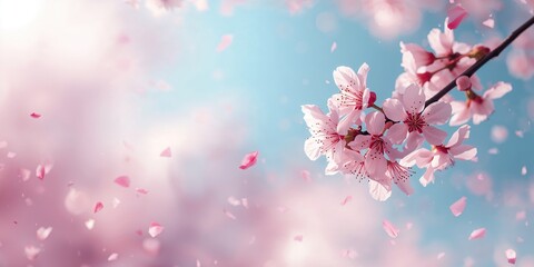 Fototapeta premium Colorful flower-themed abstract background suitable for layout or presentation, floral pattern, seasonal change