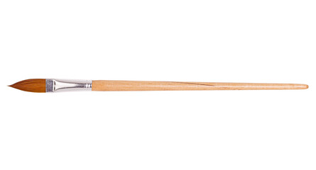 Paint brush isolated on white background with clipping path